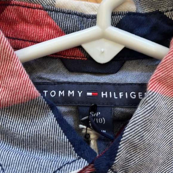 Hang Loose Huntington Newport Laguna Beach Flannel Shirt Upcycled Small - Picture 6 of 6